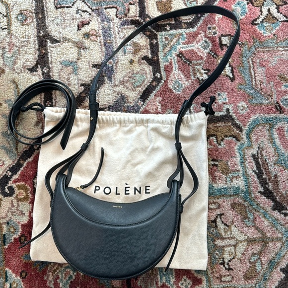 Polene Numero Dix Black - Worn Twice - With Dustbag - Picture 1 of 5
